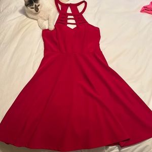 Red dress